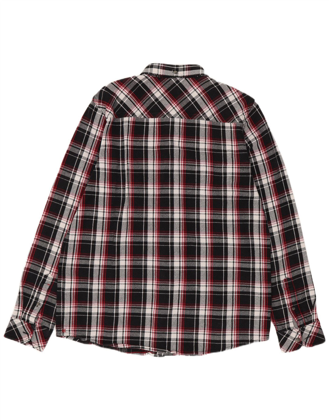 Carhartt Mens Worker Wear Regular Fit Flannel Shirt Large Black Plaid