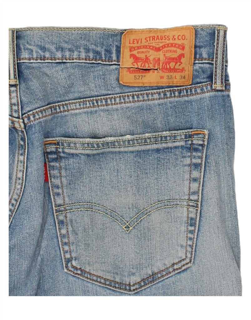 LEVI'S Mens 527 Straight Jeans W33 L25 Blue Cotton | Vintage Levi's | Thrift | Second-Hand Levi's | Used Clothing | Messina Hembry 