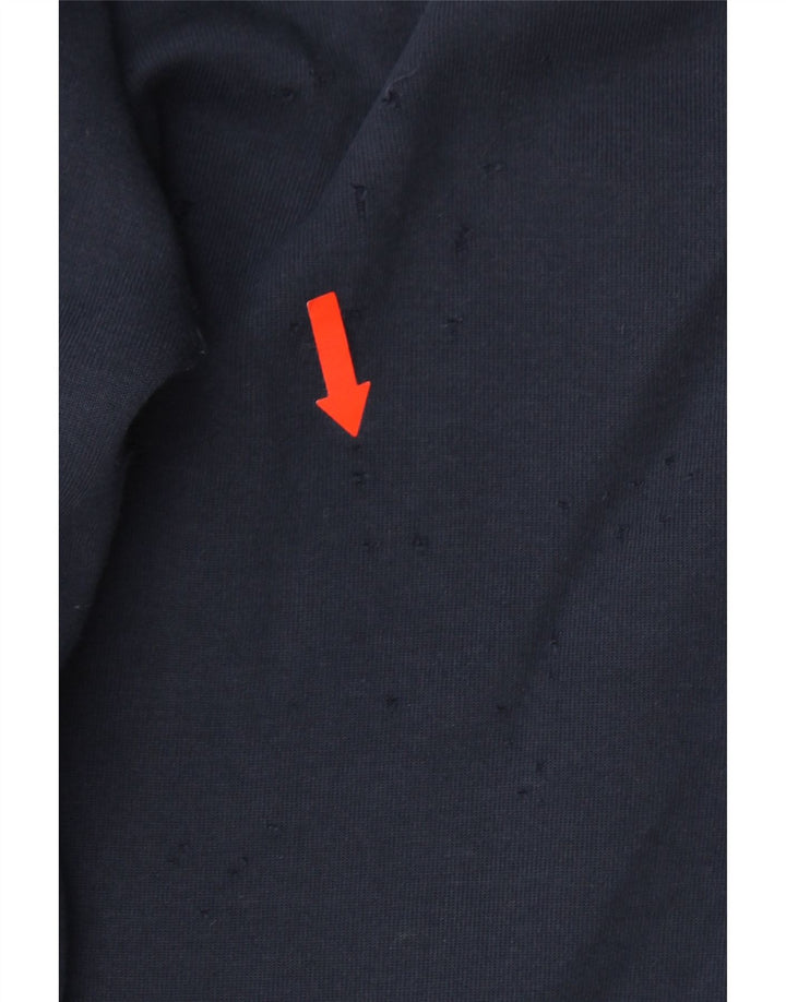 Adidas Mens Tracksuit Trousers Small  Navy Blue Colourblock