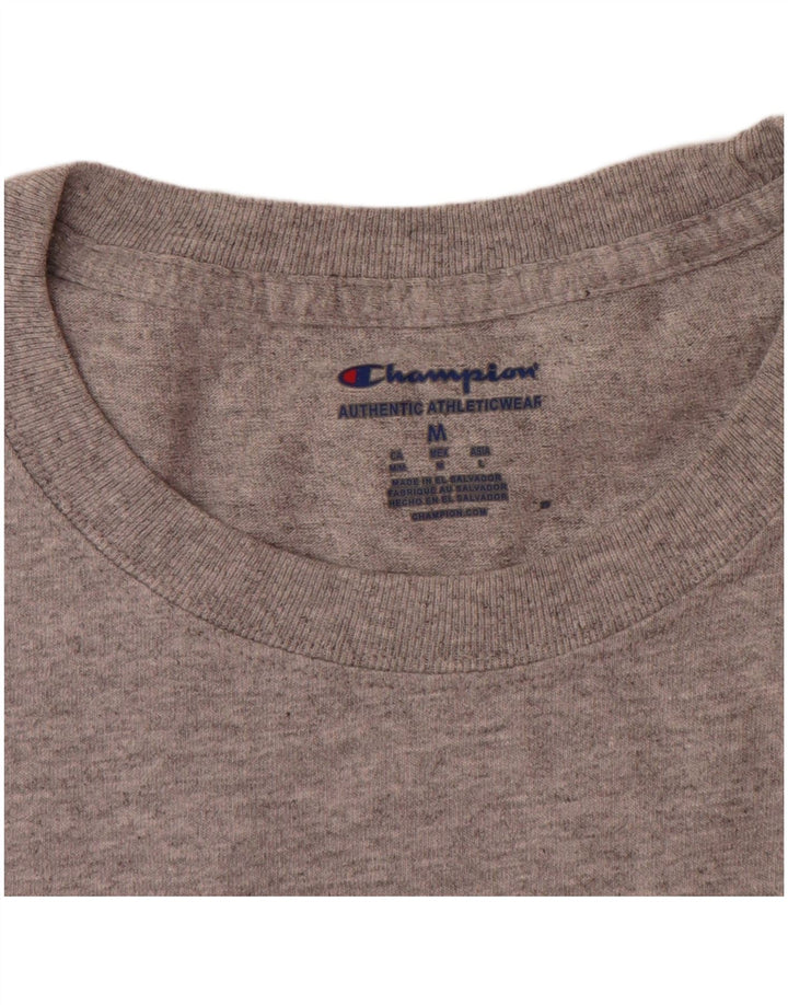 Champion Mens Stanford University Graphic T-Shirt Top Medium Grey Cotton