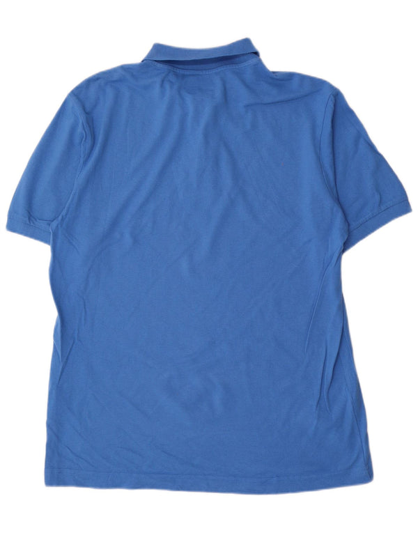 Kappa Mens Polo Shirt Large Blue Cotton
