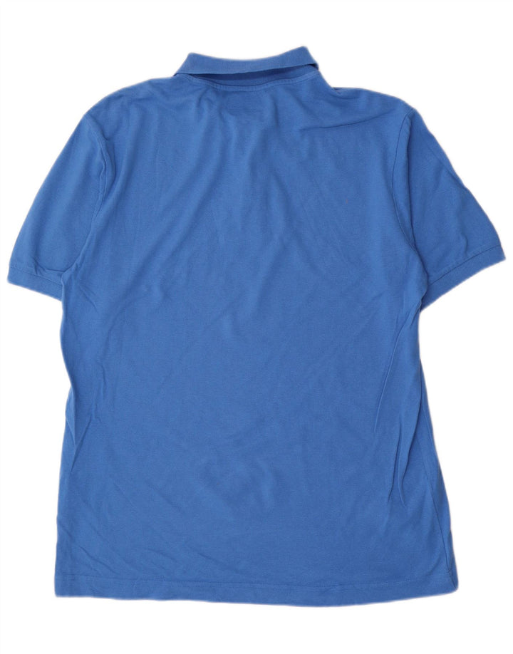 Kappa Mens Polo Shirt Large Blue Cotton