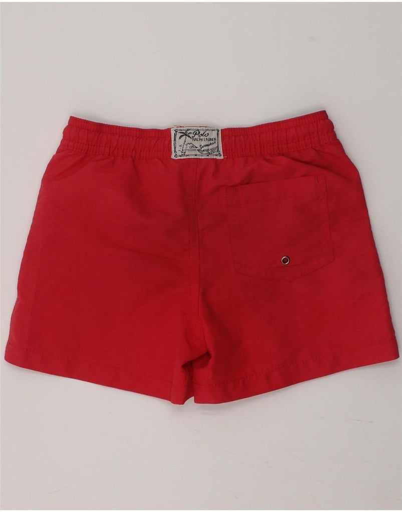 POLO RALPH LAUREN Boys Sport Shorts 4-5 Years Red Polyester | Vintage Polo Ralph Lauren | Thrift | Second-Hand Polo Ralph Lauren | Used Clothing | Messina Hembry 