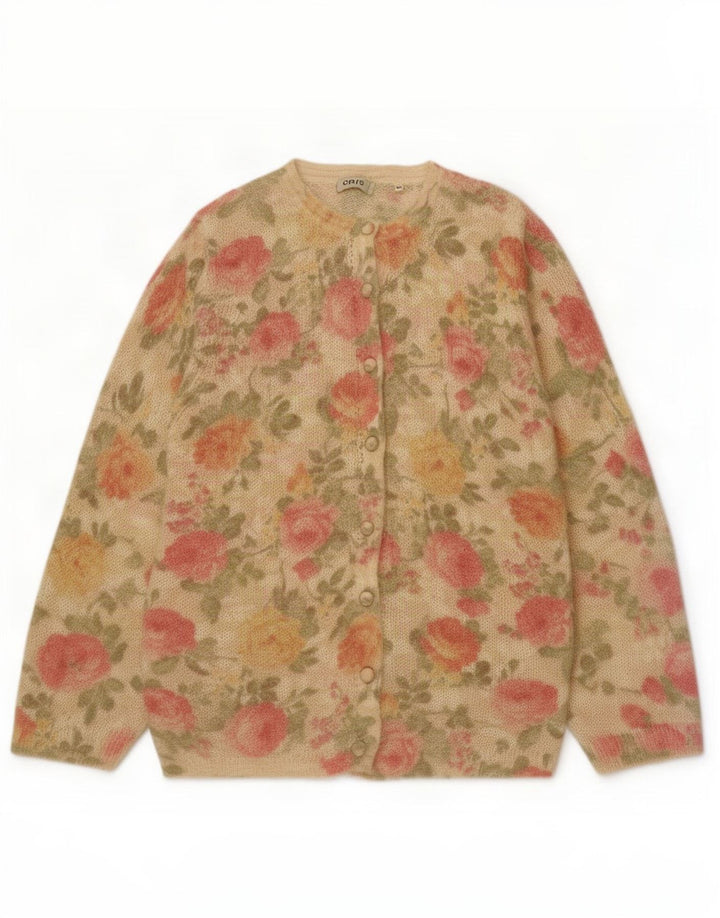 Oris Womens Cardigan Sweater IT 48 XL Multicoloured Floral