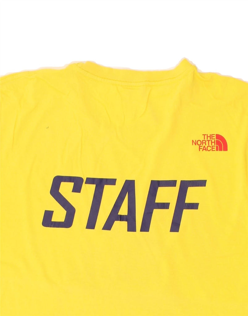 THE NORTH FACE Mens Graphic T-Shirt Top Large Yellow | Vintage The North Face | Thrift | Second-Hand The North Face | Used Clothing | Messina Hembry 