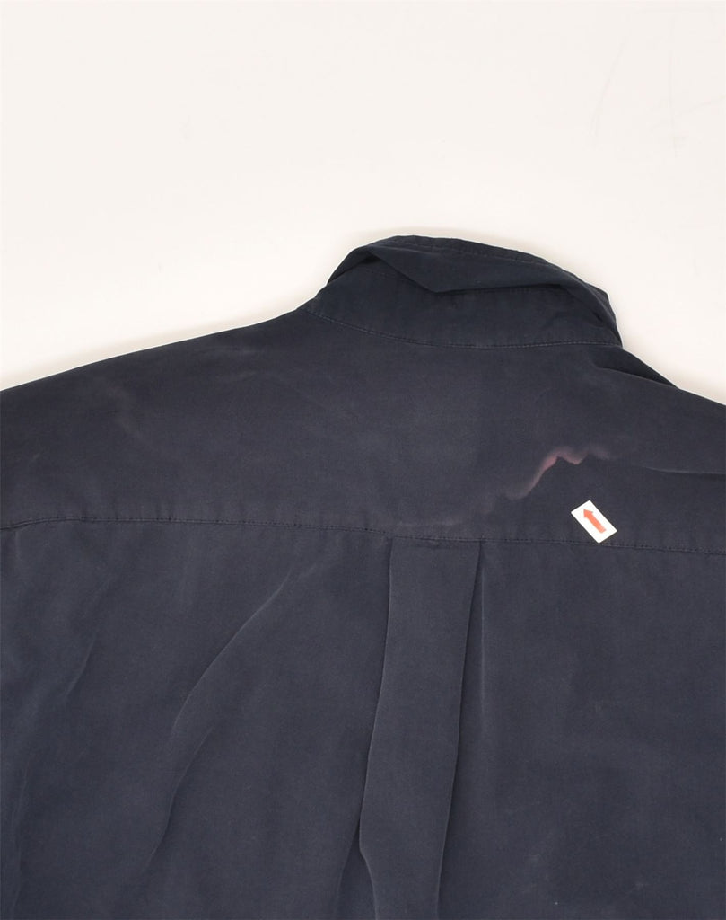 J. CREW Mens Shirt XS Navy Blue Cotton | Vintage J. Crew | Thrift | Second-Hand J. Crew | Used Clothing | Messina Hembry 