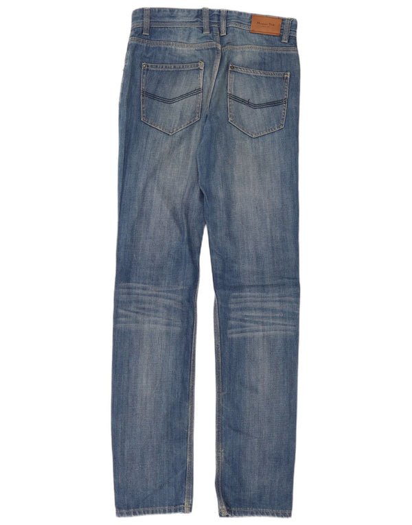 Massimo Dutti Boys Straight Jeans 13-14 Years W30 L34 Blue
