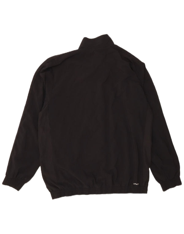 Adidas Mens Climalite Tracksuit Top Jacket UK 46/48 XL Black Polyester