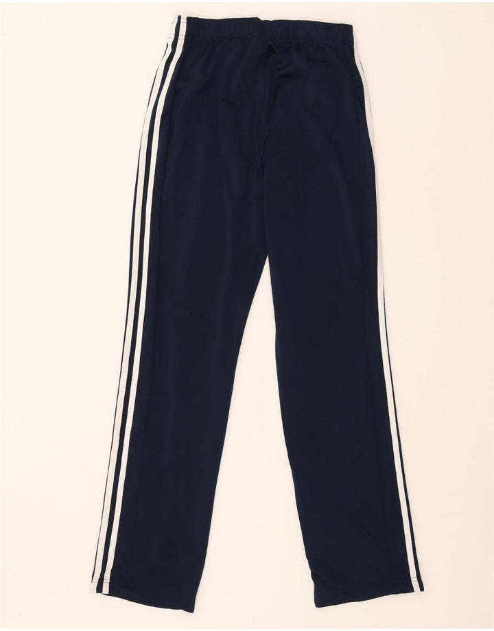 ADIDAS Womens Tracksuit Trousers UK 8/10 Small  Navy Blue Polyester Vintage Adidas and Second-Hand Adidas from Messina Hembry 