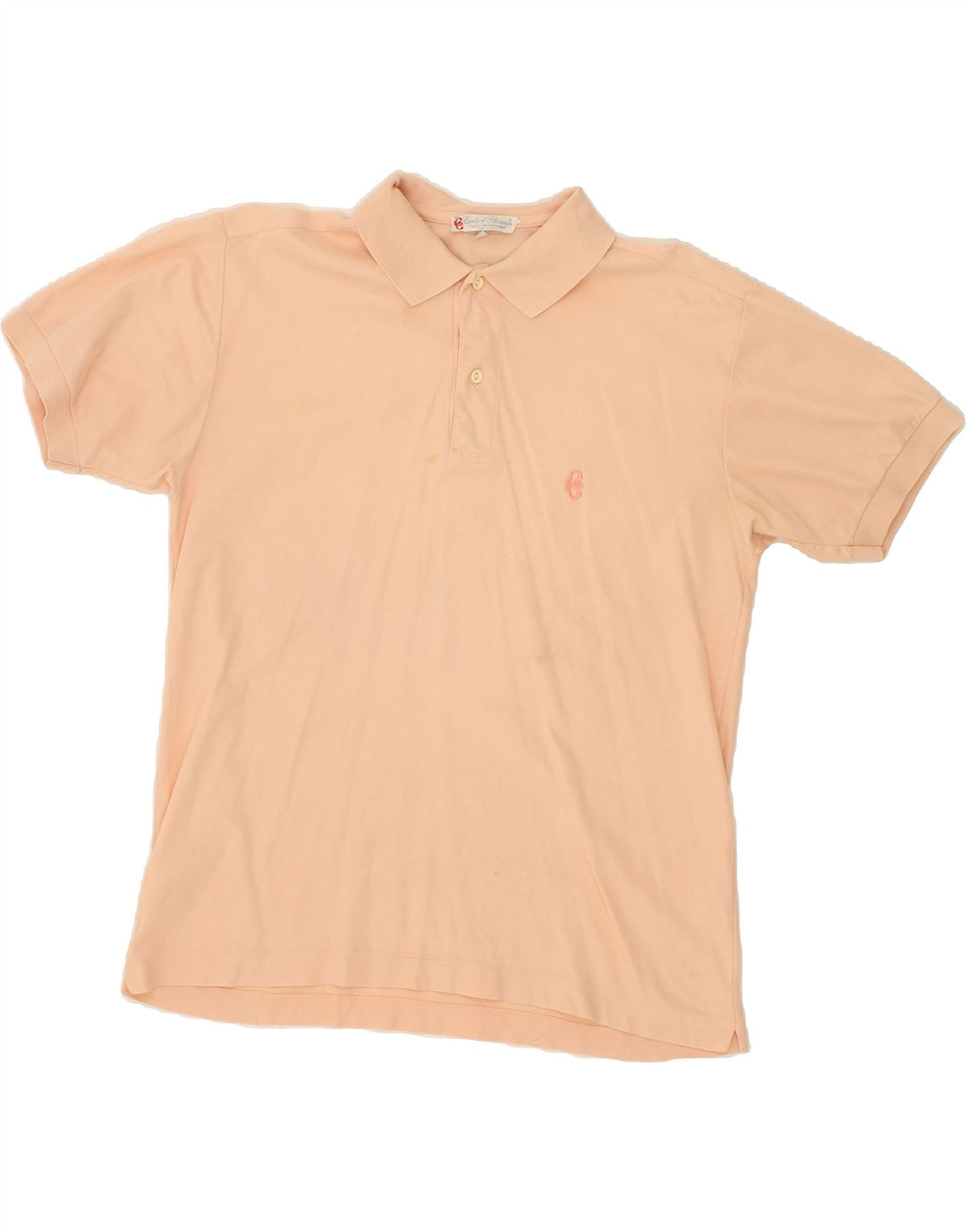 CONTE OF FLORENCE Mens Polo Shirt IT 50 Medium Pink Vintage Conte of Florence and Second-Hand Conte of Florence from Messina Hembry 
