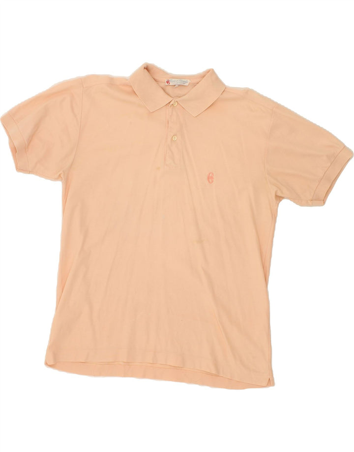 CONTE OF FLORENCE Mens Polo Shirt IT 50 Medium Pink Vintage Conte of Florence and Second-Hand Conte of Florence from Messina Hembry 