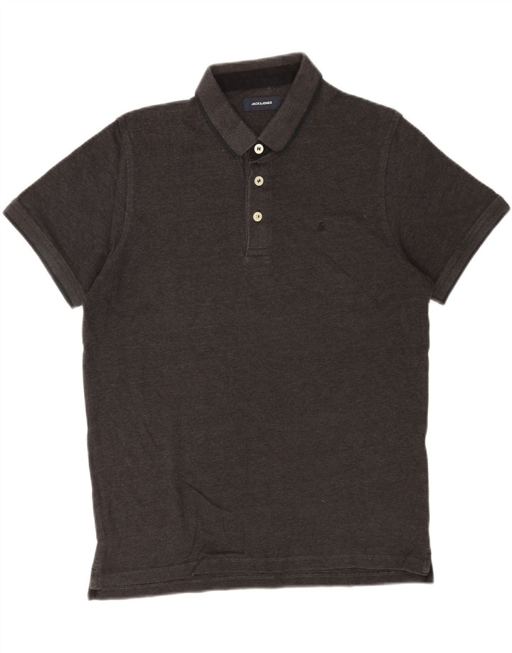 Jack & Jones Mens Polo Shirt Large Grey