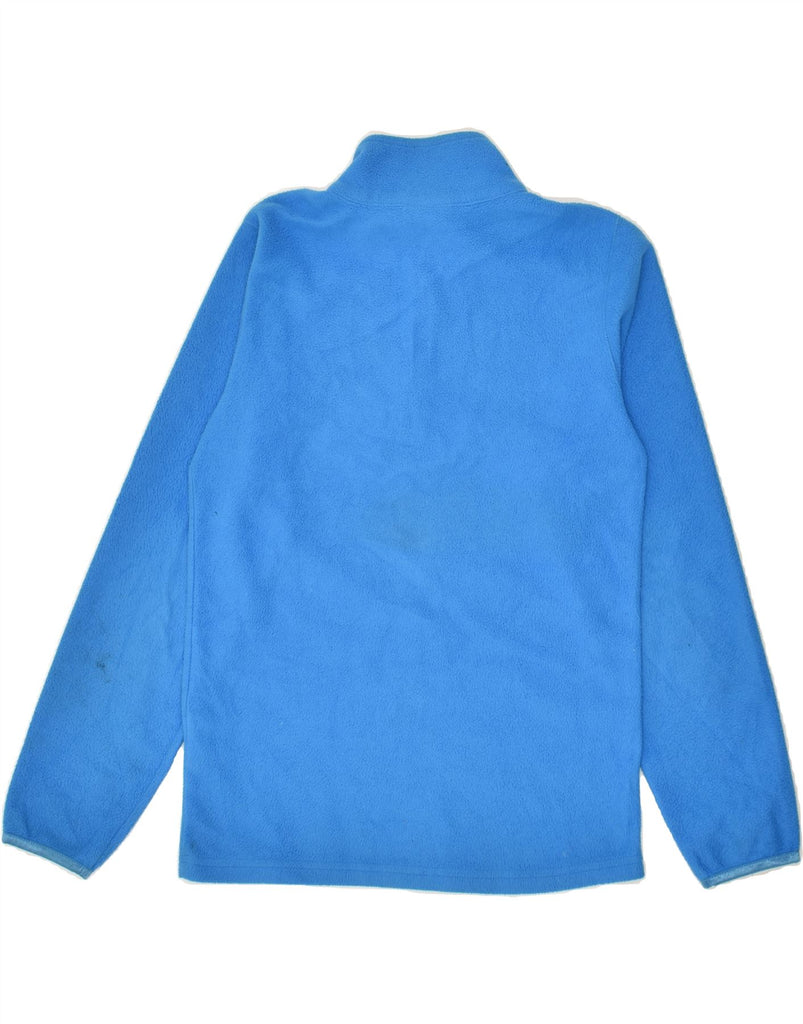 CHAMPION Boys Zip Neck Fleece Jumper 11-12 Years Large Blue Polyester | Vintage Champion | Thrift | Second-Hand Champion | Used Clothing | Messina Hembry 