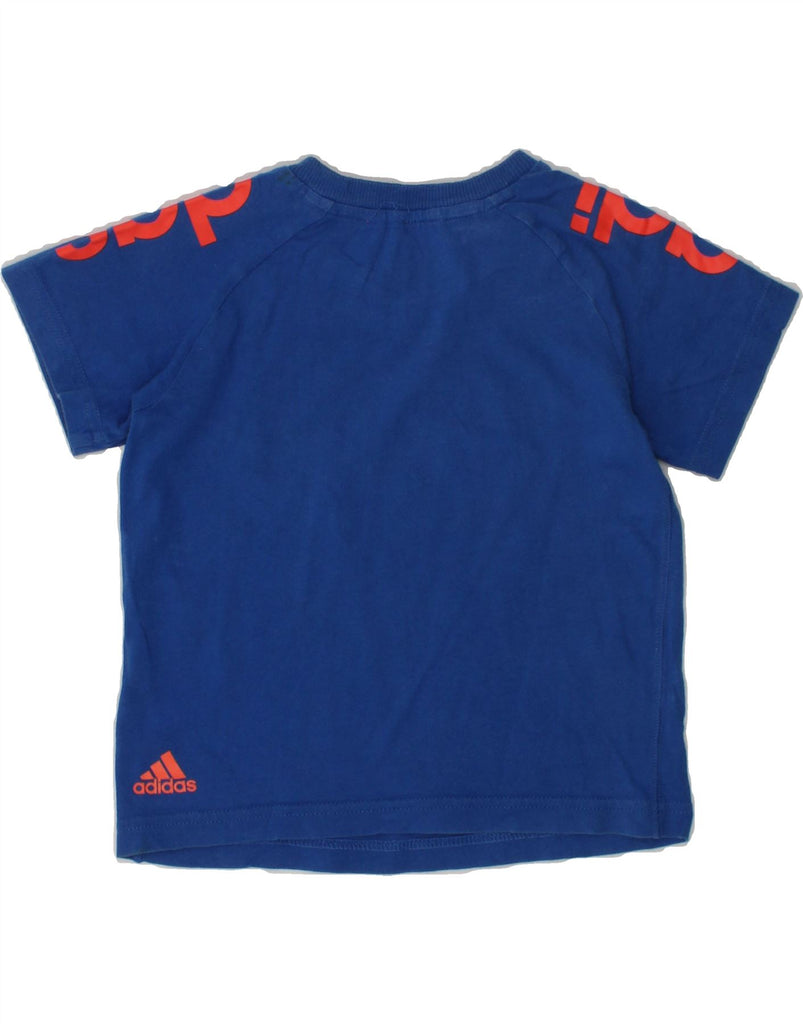 ADIDAS Baby Boys Graphic T-Shirt Top 12-18 Months Navy Blue | Vintage Adidas | Thrift | Second-Hand Adidas | Used Clothing | Messina Hembry 