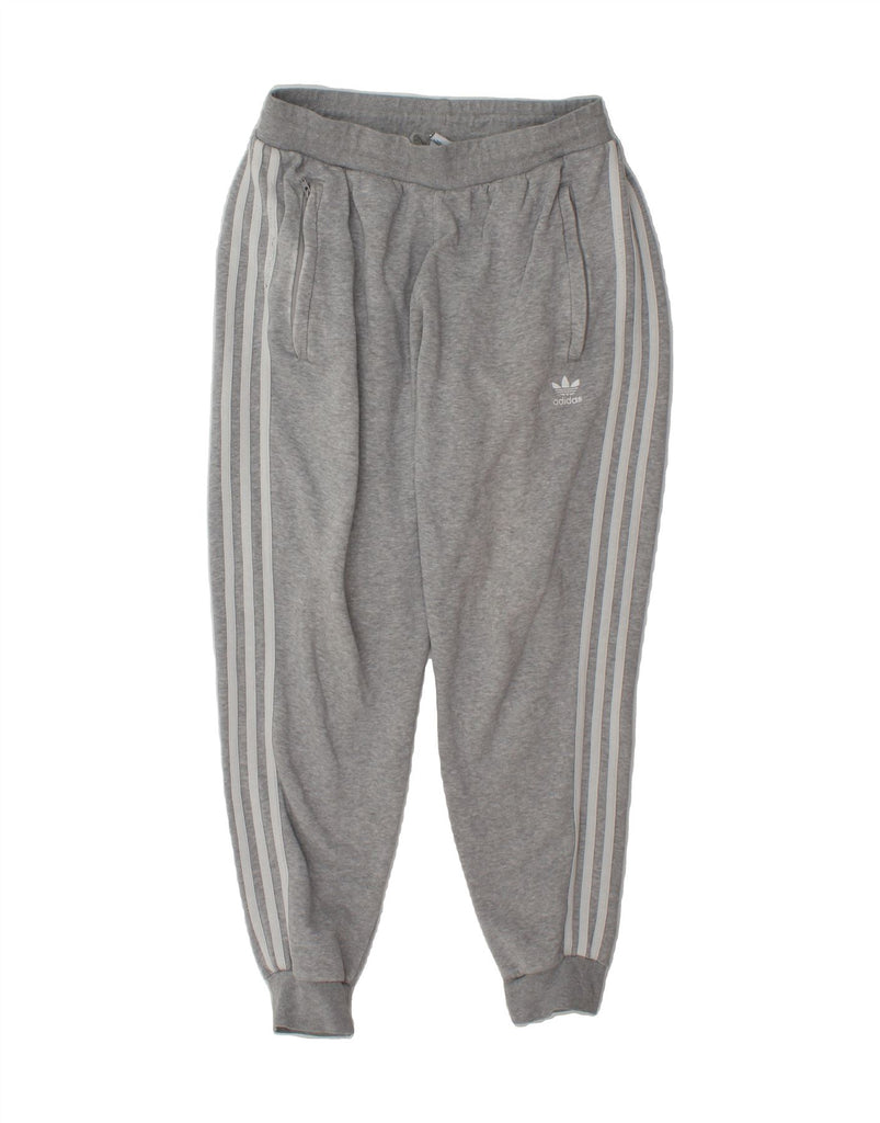 ADIDAS Mens Tracksuit Trousers Joggers Large  Grey Cotton Vintage Adidas and Second-Hand Adidas from Messina Hembry 