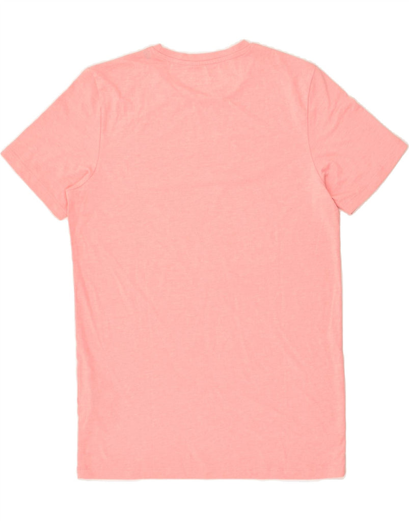 JACK & JONES Mens Slim Fit Graphic T-Shirt Top Large Pink Polyester | Vintage Jack & Jones | Thrift | Second-Hand Jack & Jones | Used Clothing | Messina Hembry 