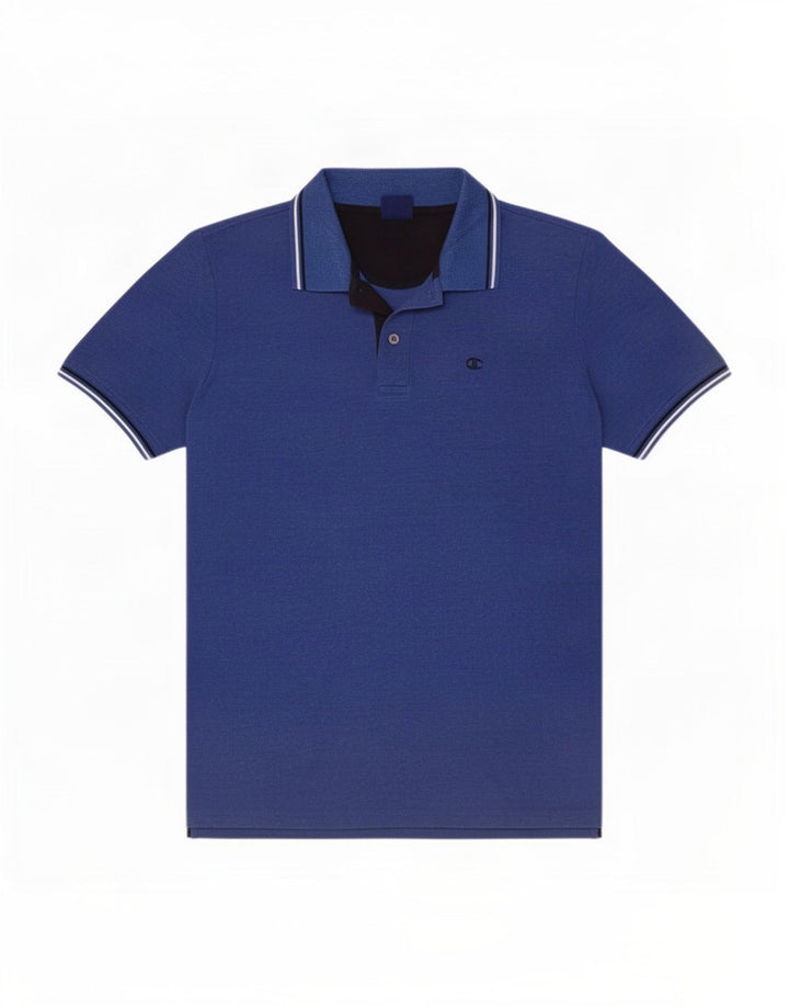 Champion Mens Polo Shirt Medium Blue