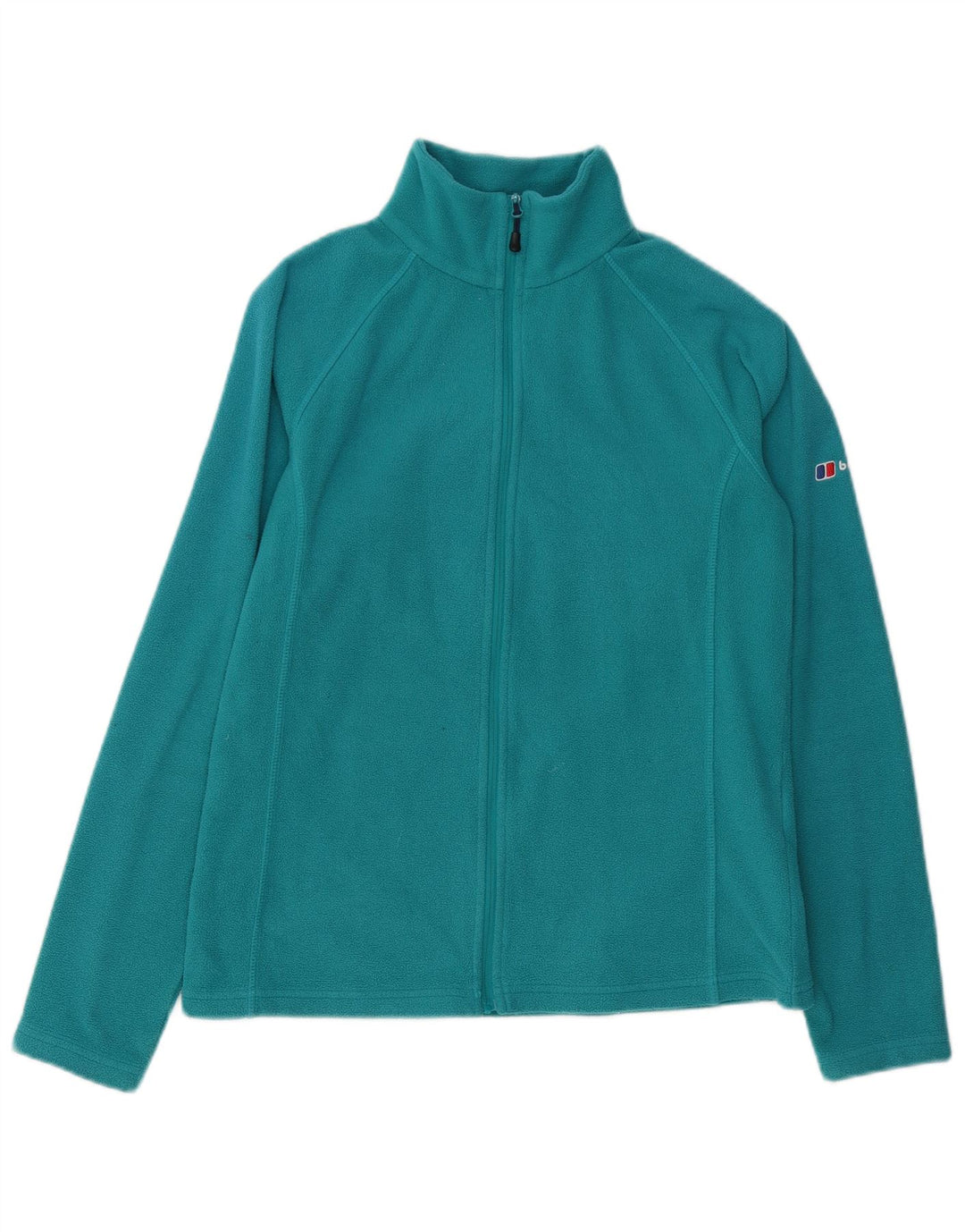 Berghaus Womens Fleece Jacket UK 12 Medium Turquoise Polyester