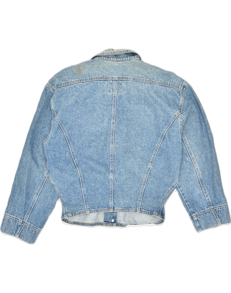 BENETTON Womens Denim Jacket IT 42  Medium Blue Cotton | Vintage | Thrift | Second-Hand | Used Clothing | Messina Hembry 