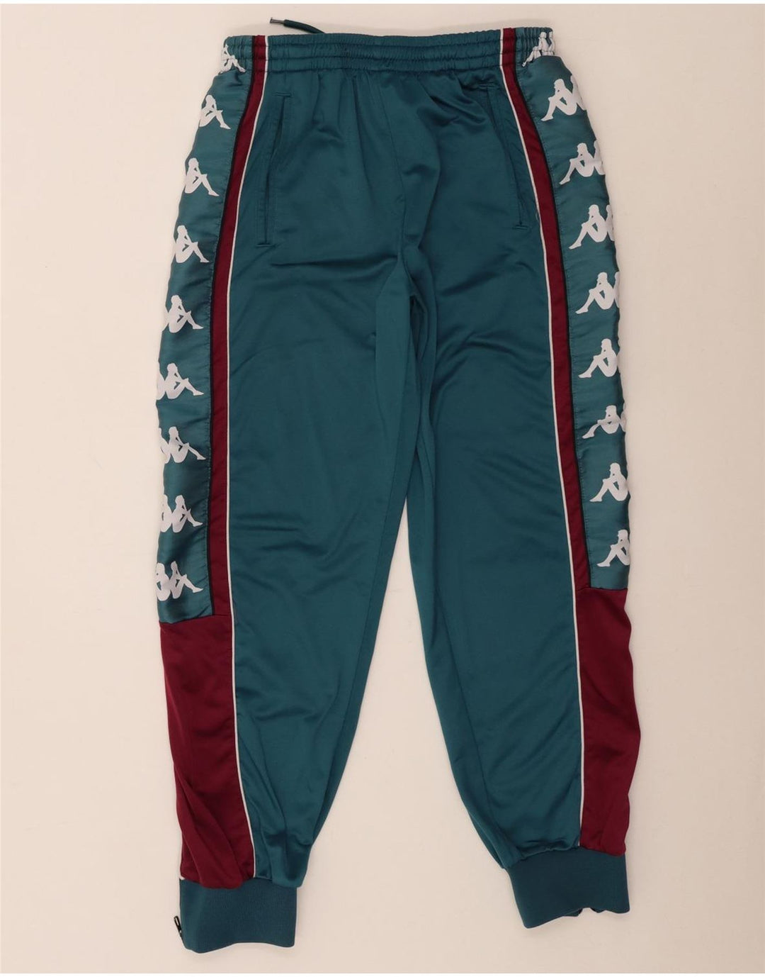 Kappa Mens Graphic Tracksuit Trousers Joggers Large Blue Colourblock
