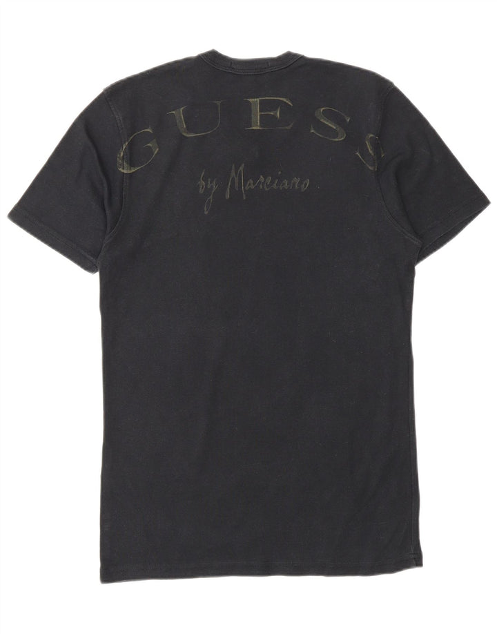 GUESS BY MARCIANO Mens Graphic T-Shirt Top Small Black Cotton