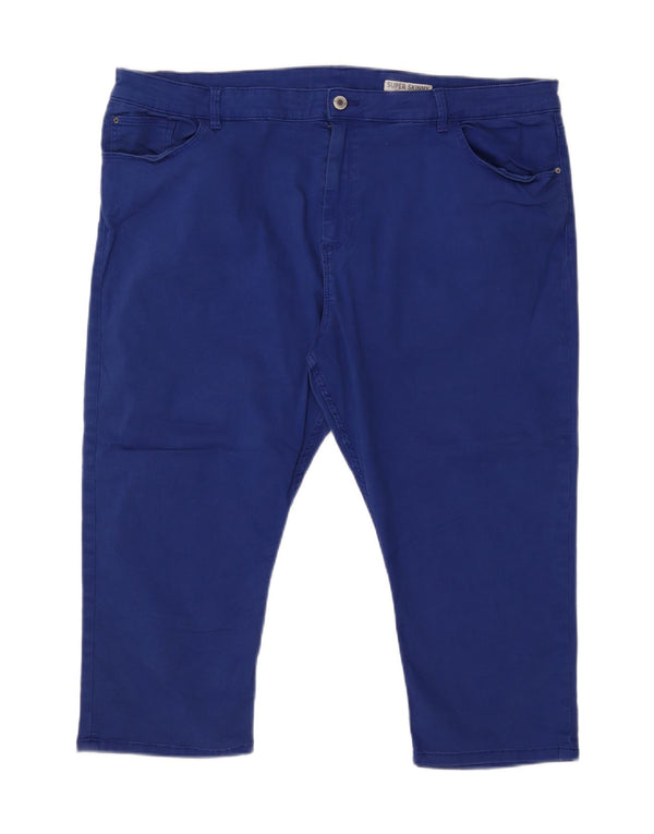 Marks & Spencer Womens Super Skinny Capri Jeans UK 24 4XL W44 L21 Blue