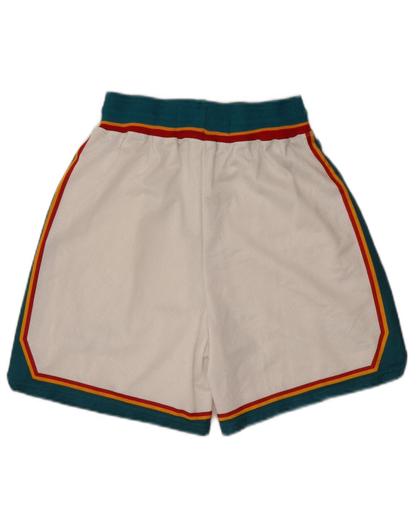 Champion Mens Detroit Pistons 2000-2001 Sport Shorts Small White Sports