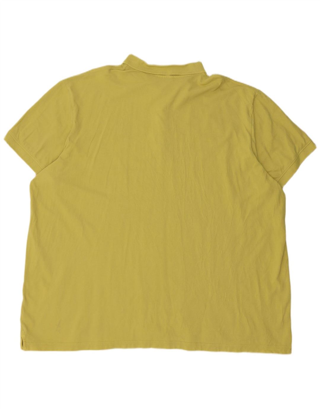 KAPPA Mens Polo Shirt 6XL Yellow Cotton