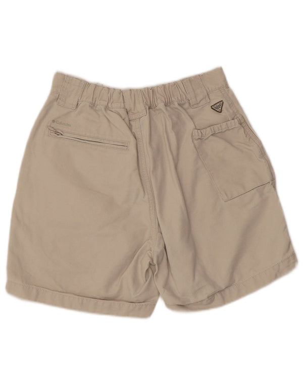 Columbia Mens Cargo Shorts Small W28  Beige Cotton