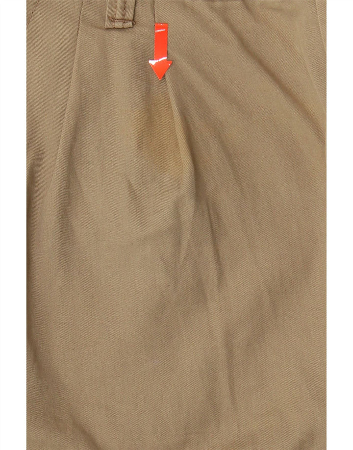 VINTAGE Womens Pegged Casual Shorts W28 Medium Beige Vintage Vintage and Second-Hand Vintage from Messina Hembry 