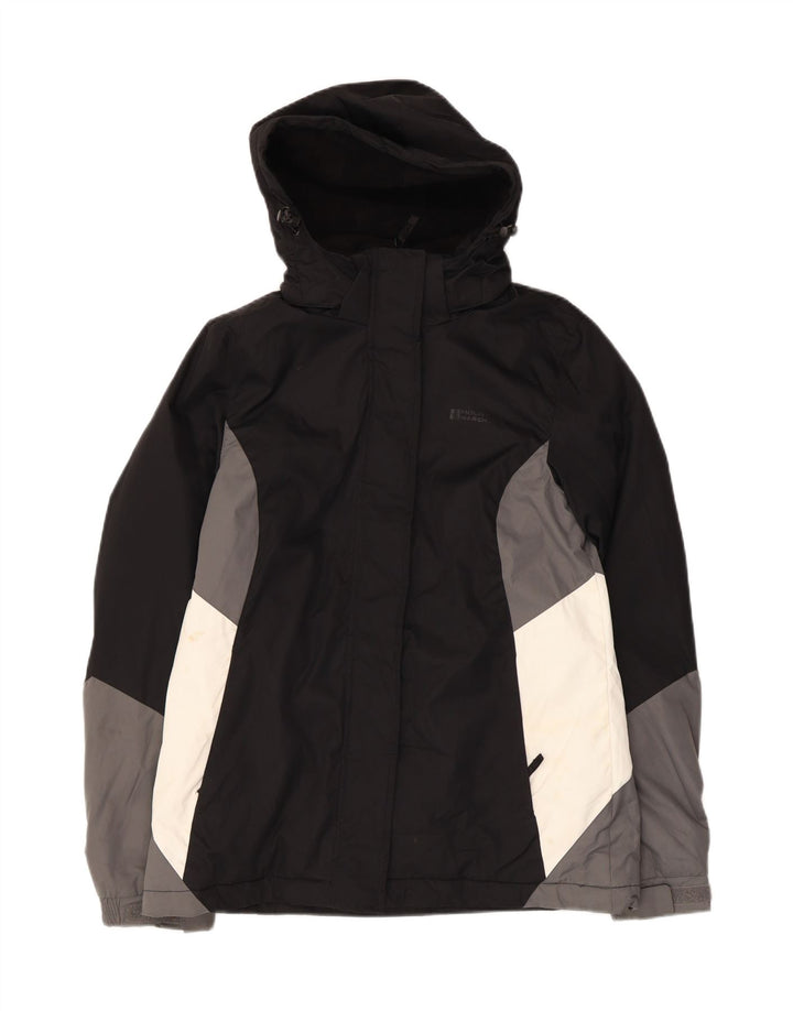 Mountain Warehouse Womens Windbreaker Jacket UK 10 Small Black Colourblock