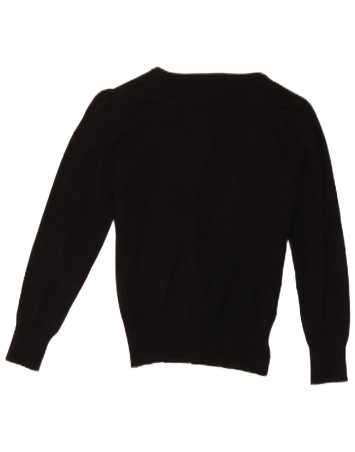 Marks & Spencer Womens Cardigan Sweater UK 10 Small Black