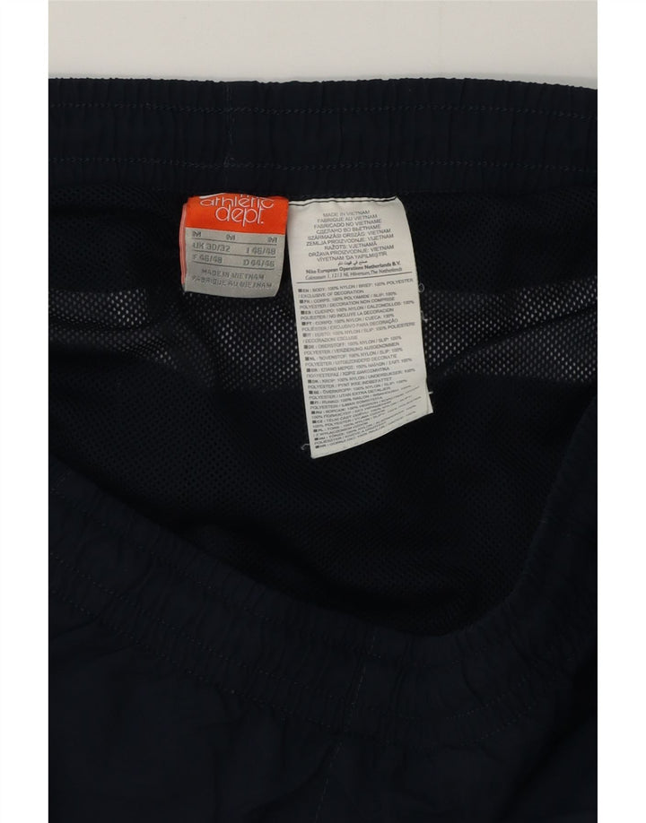 Nike Mens Swimming Shorts Medium Navy Blue Colourblock Polyester