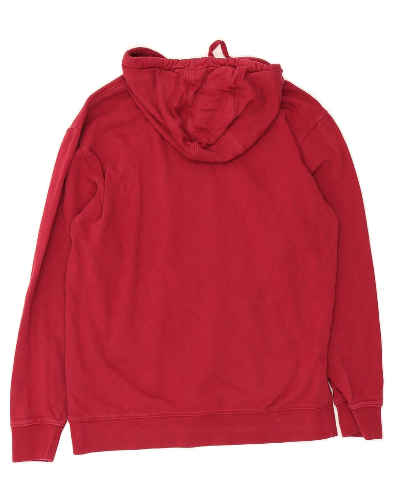 VANS Mens Graphic Hoodie Jumper Large Red Cotton Vintage Vans and Second-Hand Vans from Messina Hembry 