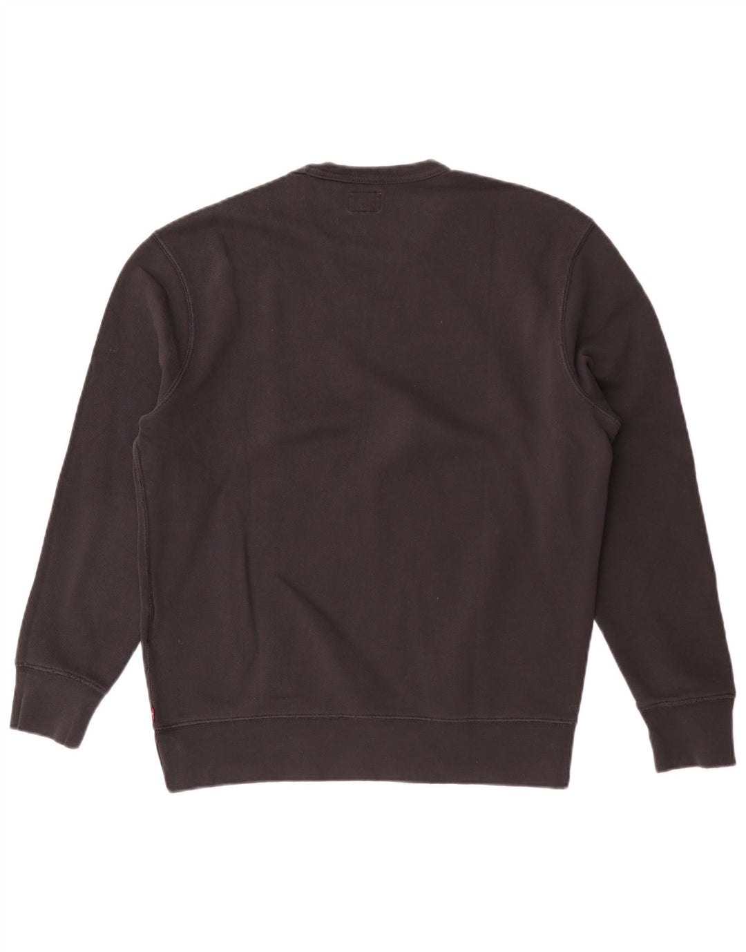 Levi's Womens Graphic Sweatshirt Jumper UK 14 Medium Black Cotton