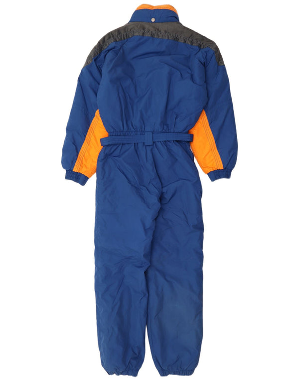 Brugi Mens Loose Fit Ski Jumpsuit IT 44 XS  Blue Colourblock Polyamide