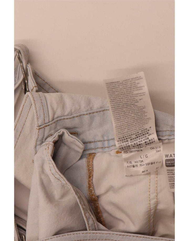 Levi's Womens Dungarees Denim Shorts Large W34 Blue Cotton