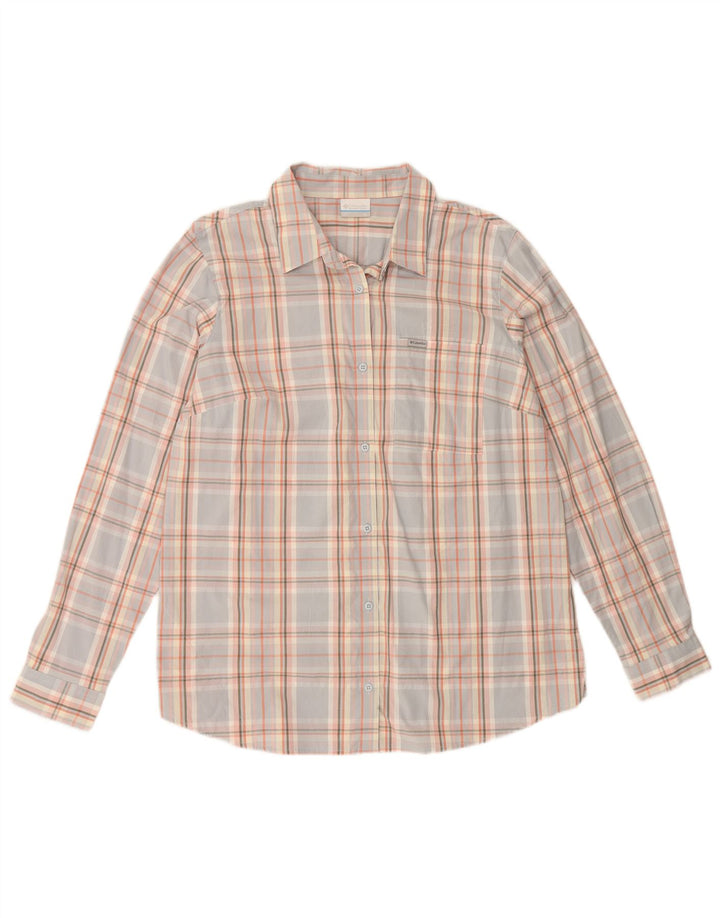 COLUMBIA Womens Shirt UK 18 XL Multicoloured Check Cotton
