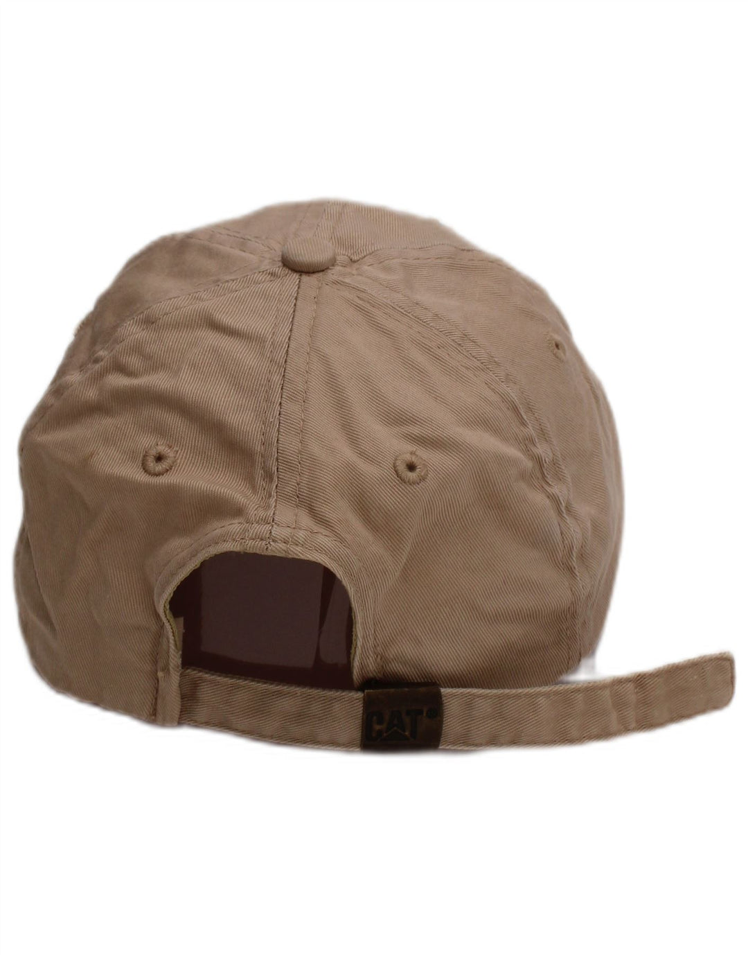 Caterpillar Mens Graphic Baseball Cap One Size Beige