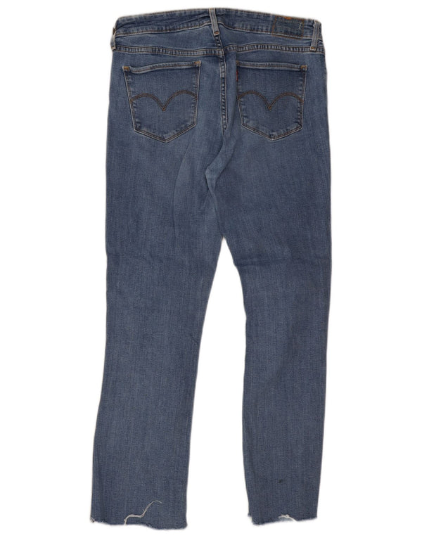 Levi's Womens 715 Bootcut Jeans W30 L27 Blue Cotton