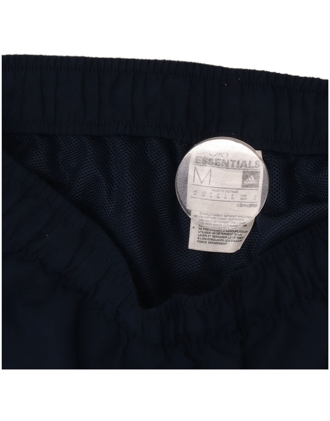 Adidas Mens Climalite Sport Shorts Medium Navy Blue Polyester
