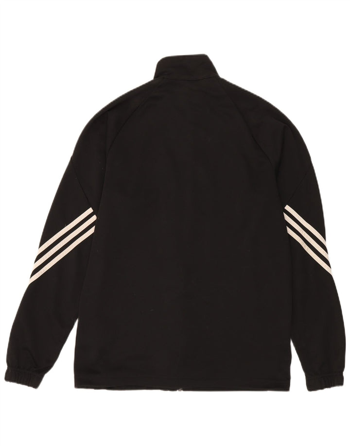 Adidas Mens Climalite Tracksuit Top Jacket Medium Black Polyester
