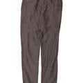 Massimo Dutti Mens Slim Suit Trousers EU 42 Large W32 L32 Grey Herringbone