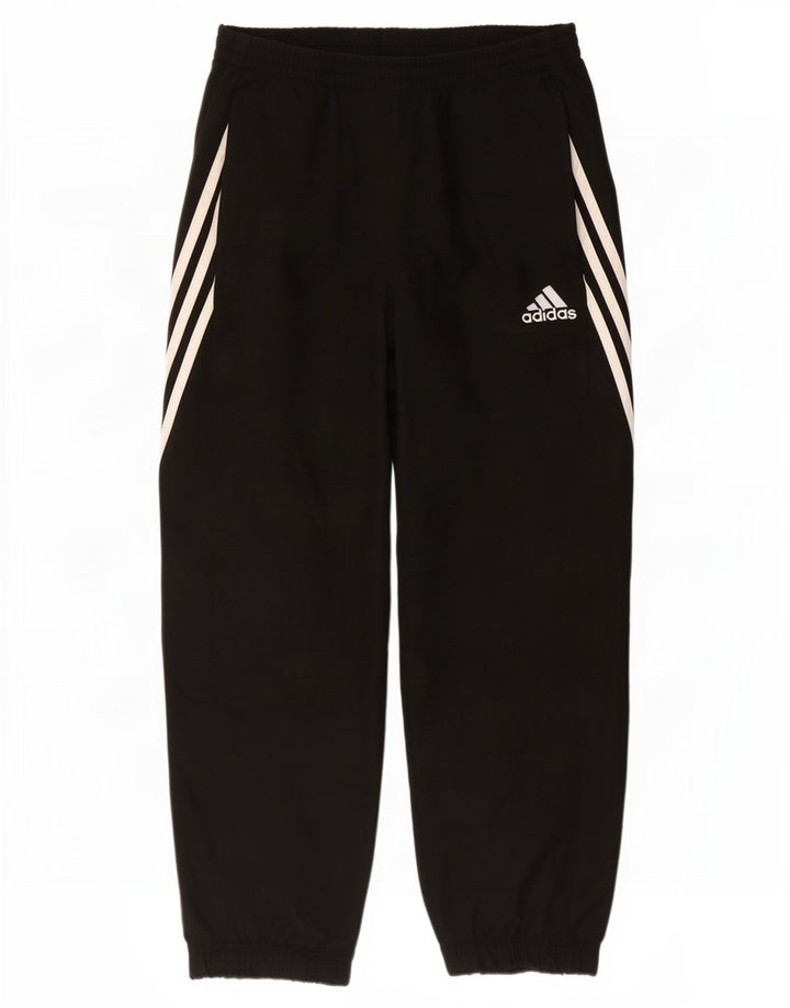Adidas Mens Tracksuit Trousers Joggers Medium Black Polyester