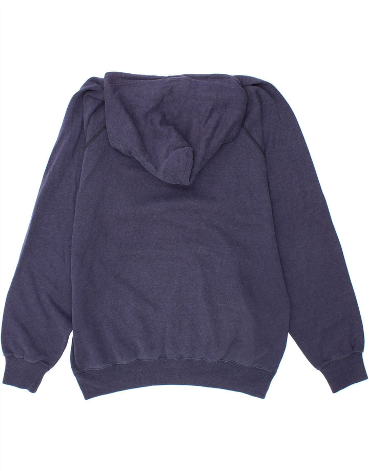 CHAMPION Mens Graphic Hoodie Jumper Medium Navy Blue Cotton Vintage Champion and Second-Hand Champion from Messina Hembry 