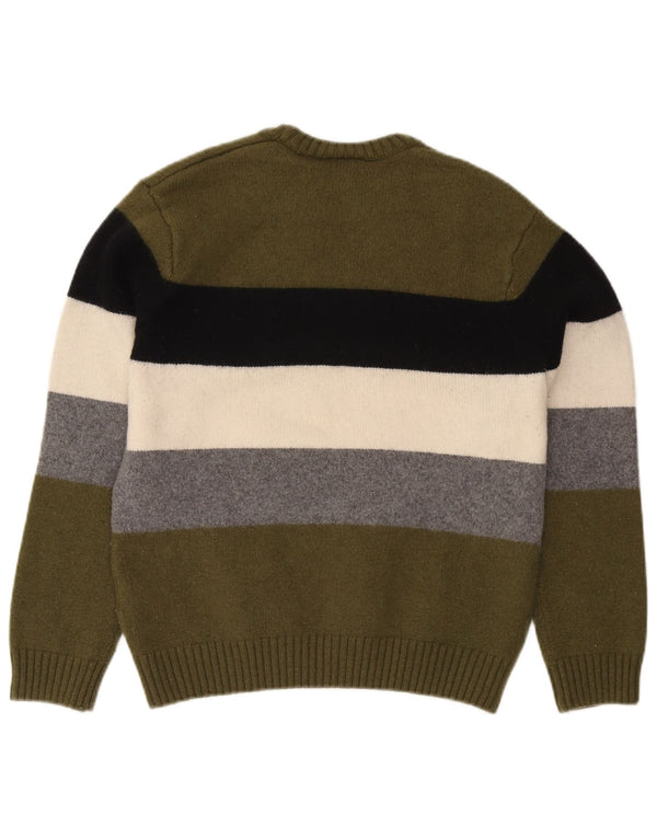 CARHARTT Mens Crew Neck Jumper Sweater Small Multicoloured Colourblock