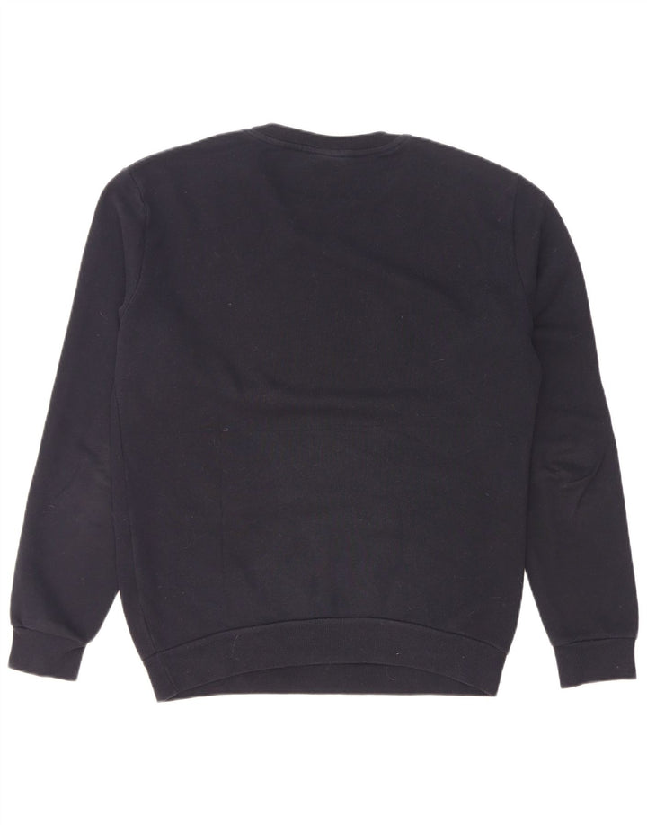 Zara Mens Graphic Sweatshirt Jumper Small Navy Blue Cotton