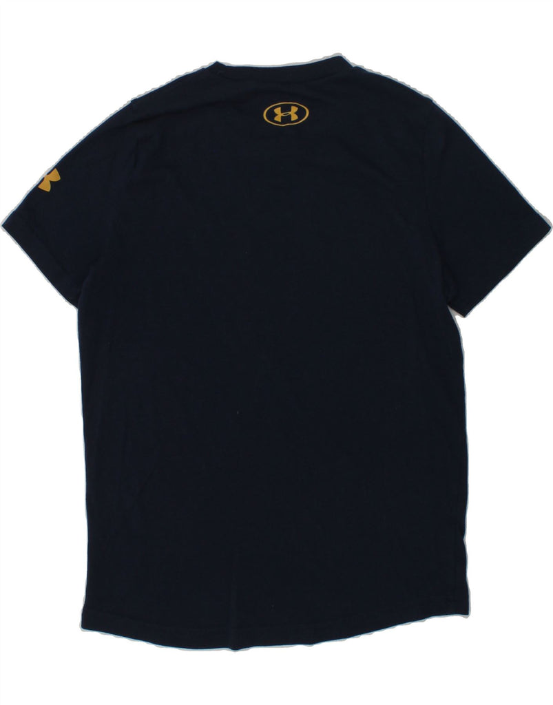 UNDER ARMOUR Boys Graphic T-Shirt Top 8-9 Years Small Navy Blue | Vintage Under Armour | Thrift | Second-Hand Under Armour | Used Clothing | Messina Hembry 