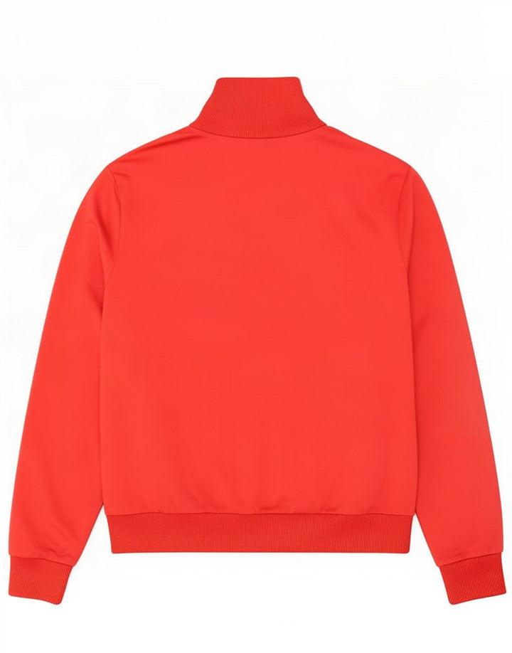 Puma Mens Tracksuit Top Jacket Large Red Colourblock Polyester