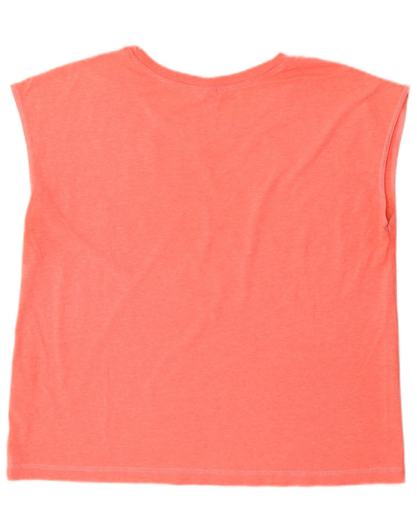 Champion Womens Graphic T-Shirt Top UK 18 XL Red